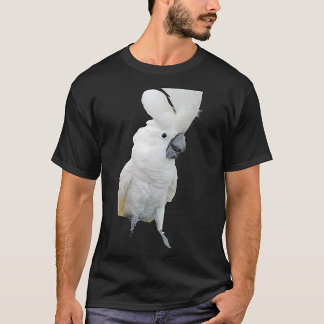 Lala den övre svart tshirten för kakaduavapensköld t shirt (Framsida)