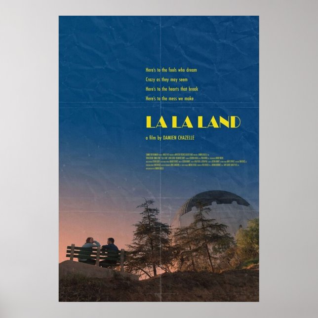 Lala Land Poster (Framsidan)