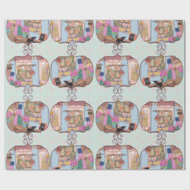 LALATOWN Shopping Day Wrapping Paper 5 Presentpapper