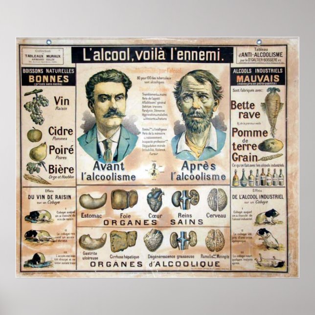 L'Alcool Voila l'Ennemi #1 Poster (Framsidan)