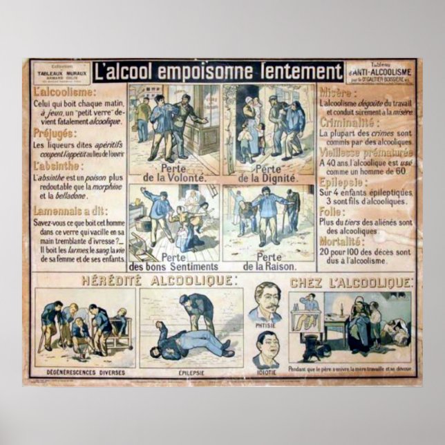 L'Alcool Voila l'Ennemi #2 Poster (Framsidan)