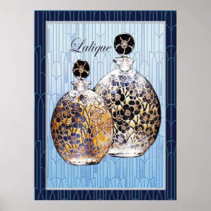Lalique Parfym Flaskor Poster