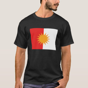 Lalish Yazidi Melek Taus Ezidi Ezyxan Flagga T Shirt