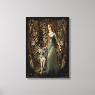 "LaLoba" Wrapped Canvas Skriv ut