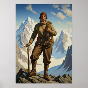 L'ALPINISTE (Berget) Poster