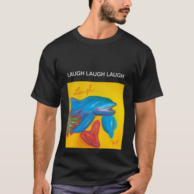 LALUGH LAUGH T-Shirt (Framsida)
