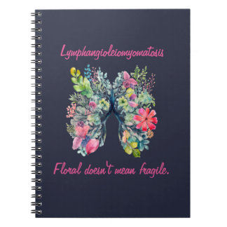 LAM Floral Doesn't Mean Notebook Anteckningsbok
