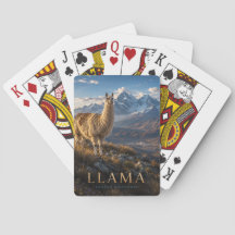 Lama Anderna högländer DJUR Poker