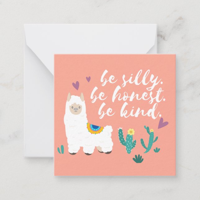 Lama Anteckningskort (Framsida)