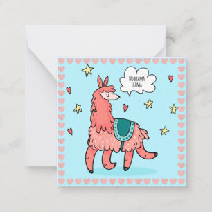 Lama Anteckningskort