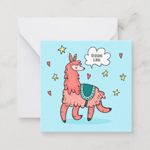Lama Anteckningskort