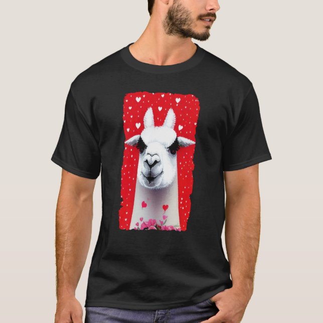 Lama av kärlek 01 t shirt (Framsida)