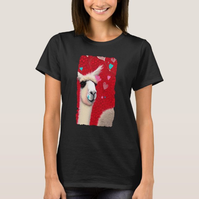 Lama av kärlek 02 t shirt (Framsida)