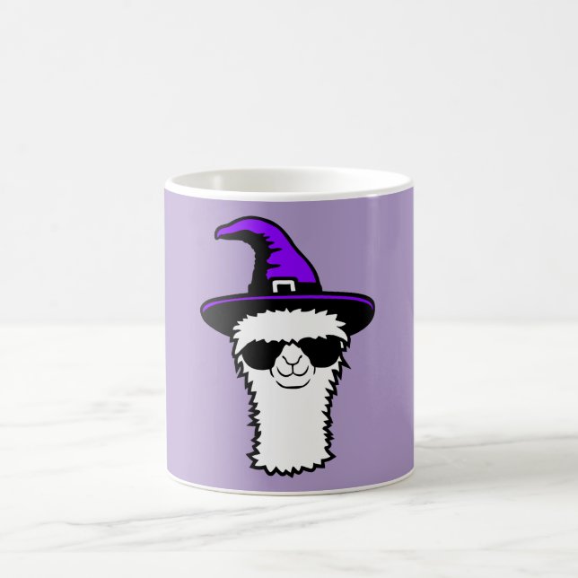 Lama Cool häxhatt solglasögon Lurig alpacka kul Kaffemugg (Center)