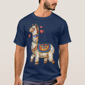 lama för djurälskare vänner t shirt