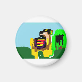 Lama glädje magnet
