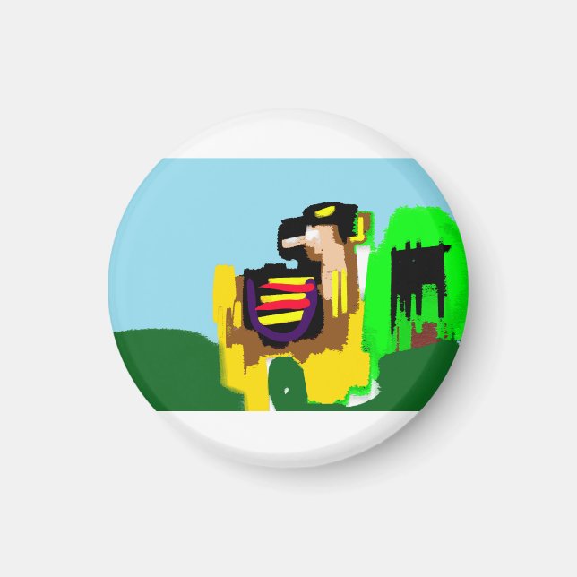 Lama glädje  magnet (Framsidan)