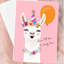 Lama Greeting Card “Lama Säger Dig…” Kort