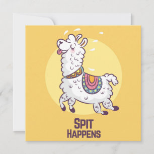 Lama Holiday Card Julkort