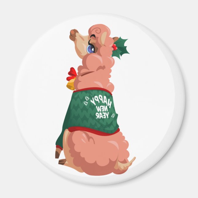 lama i jul magnet (Framsidan)