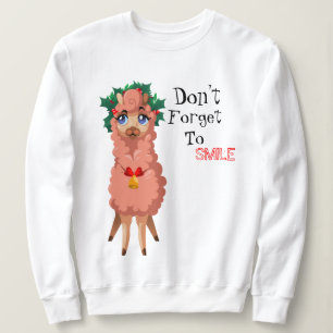 Lama i julsötskjortan t shirt