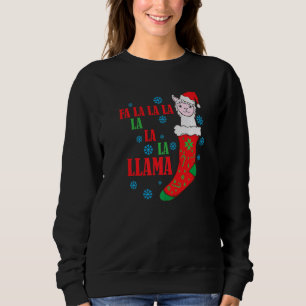 Lama i Jultomten i julsock T Shirt