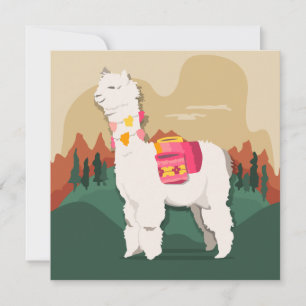 Lama Julkort