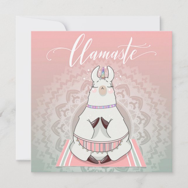 Lama Julkort (Framsida)