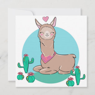Lama Julkort