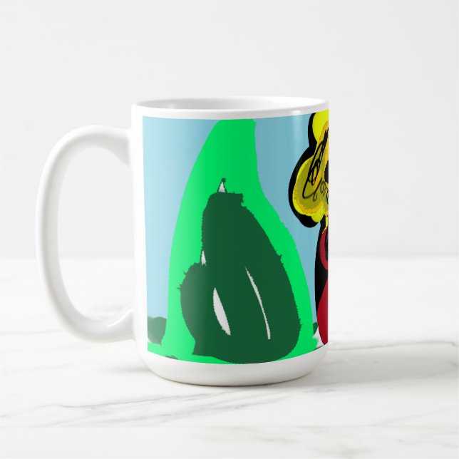Lama kärlek  kaffemugg (Vänster)