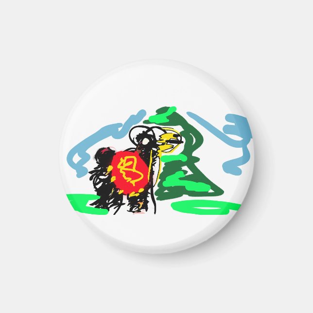 Lama kul   magnet (Framsidan)