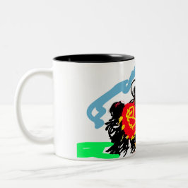 Lama kul Två-Tonad mugg