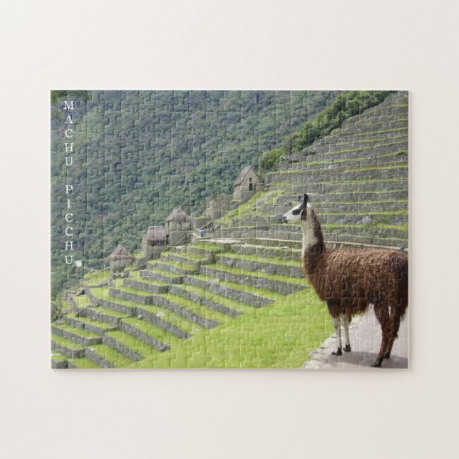 Lama machu picchu pussel (Horisontell)