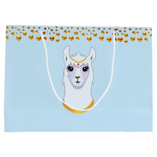 Lama och gyllene prickar (Baksidan)