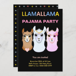 Lama Pyjamasfest Inbjudan