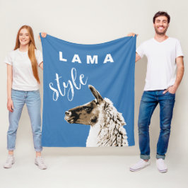 Lama Stil Fleecefilt