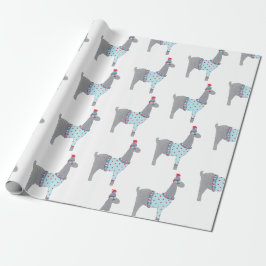 Lama-tema jul presentpapper