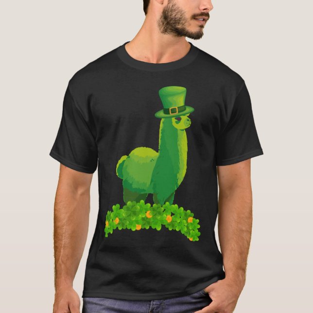 Lama The Ultimate Guide to Celebring St Patrick T Shirt (Framsida)
