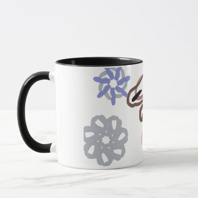 Lama vinter kul mugg (Vänster)