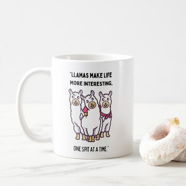 lamacitat kaffemugg (Med munk)