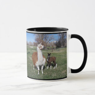 Lamamammor och Llamababy Mugg