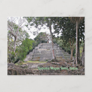 Lamanai Mayan Ruins Belize Postcard Vykort