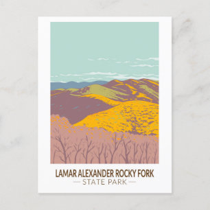 Lamar Alexander Rocky Fork State Park Tennessee Vykort