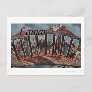 Lamar, ColoradoLarge Brev ScenesLamar, CO Vykort