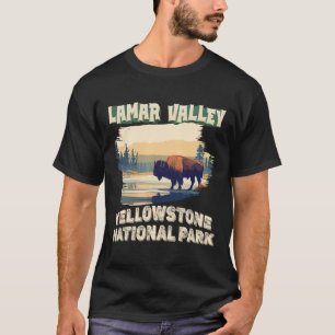 Lamar Valley Yellowstone National Park Bison Vandr T Shirt