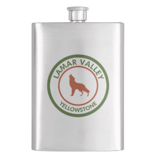 Lamar Valley Yellowstone Varg Fickplunta