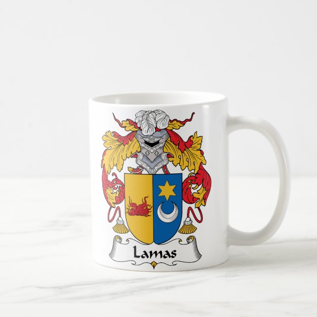 Lamasfamiljvapensköld Kaffemugg (Höger)