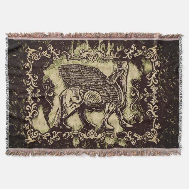 Lamassu Classic Throw Blanket Filt (Framsidan)