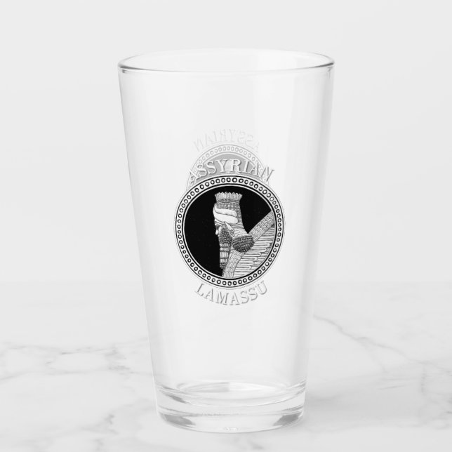 Lamassu Logotyp Glass Kopp (Framsida)