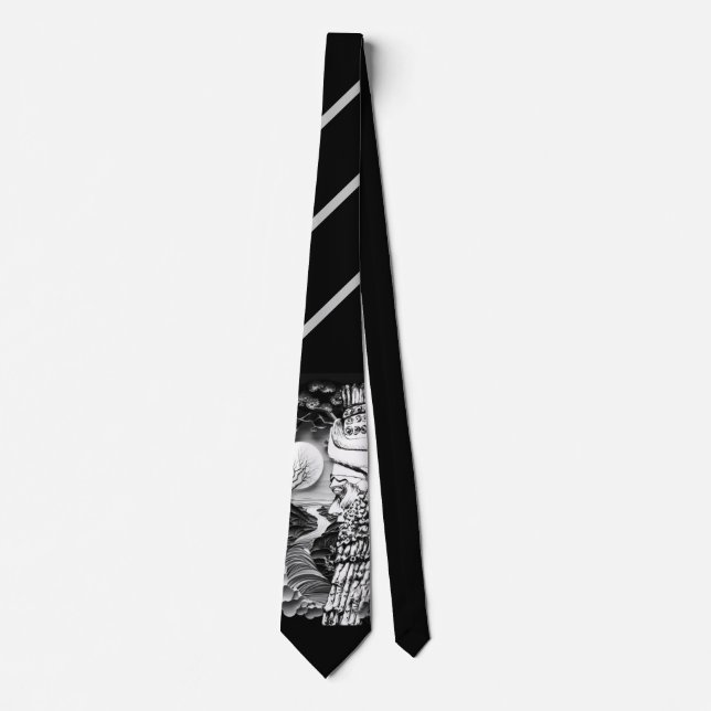 Lamassu Porträtt Neck Tie Slips (Framsida)
